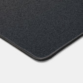 Dark Espresso Grainy Texture Minimalist デスクマット (コーナー)