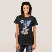Dark fairy Occult fairy music Aesthetic girl horro Tシャツ (正面フル)