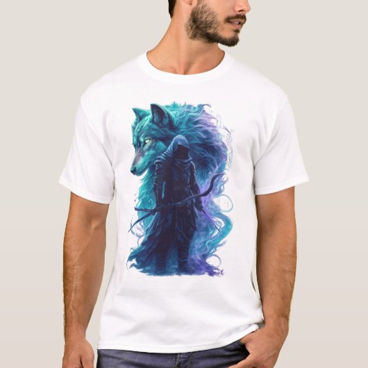 Dark Fantasy Archer - Hooded Sniper Elite T-Shirt Tシャツ (正面)