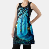 Dark Fantasy Eyeball Forest Design エプロン (インサイチュ)