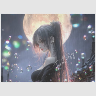 Dark fantasy girl / Aesthetic 薄葉紙