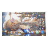 Dark Fantasy Girl - Downtown Aesthetic 枕カバー (裏面)