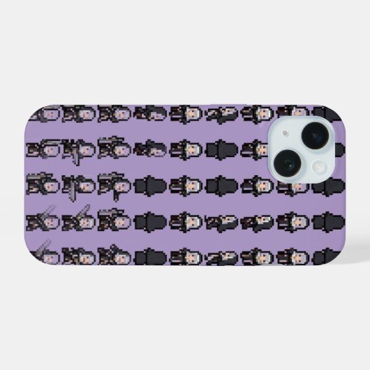 Dark Fantasy Girl / Knight Girl iPhone 15ケース (裏面横)