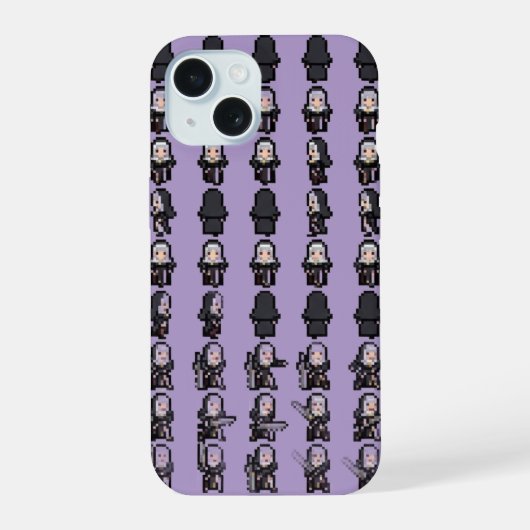 Dark Fantasy Girl / Knight Girl iPhone 15ケース (裏面)