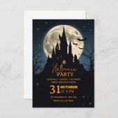 Dark Fantasy Halloween Party Invitation – Editable 招待状 (正面/裏面)