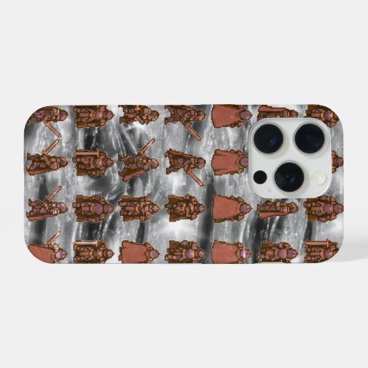 Dark Fantasy logo - Knight -  iPhoneケース (裏面横)