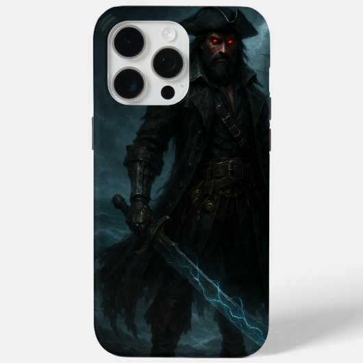 Dark Fantasy Pirate iPhone 15 Pro Max Case Case-Mate iPhoneケース (裏面)