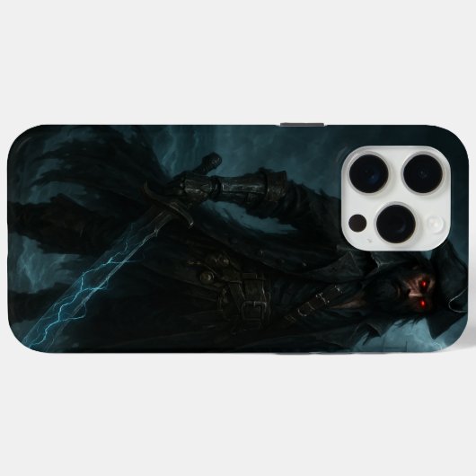 Dark Fantasy Pirate iPhone 15 Pro Max Case Case-Mate iPhoneケース (裏面 (横))