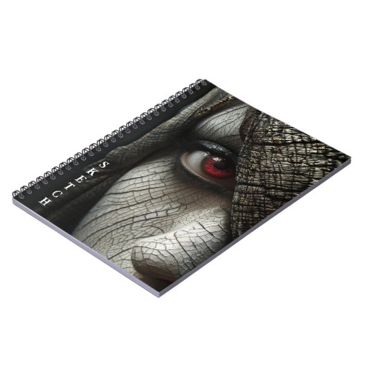 Dark Fantasy Sketchbook Spiral Notebook ノートブック (左側)