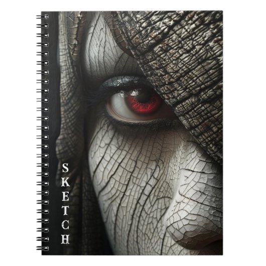 Dark Fantasy Sketchbook Spiral Notebook ノートブック (正面)