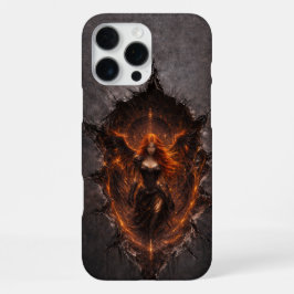 Dark Fire Angel iPhone 16 Pro Max Case Maxケース