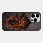 Dark Fire Angel iPhone 16 Pro Max Case iPhoneケース (裏面横)