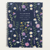 Dark Floral Botanical Garden Planner プランナー手帳 (正面)