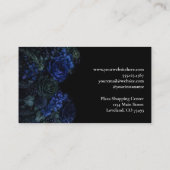 Dark Floral Gothic Alternative Florist 名刺 (裏面)