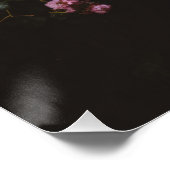 Dark Floral Secret Garden Door ポスター (コーナー)