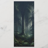 Dark Forest at Twilight結婚の誕生日 メニュー (裏面)