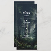 Dark Forest at Twilight結婚の誕生日 メニュー (正面/裏面)