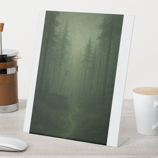 Dark Forest banner 台座サイン (インサイチュ)