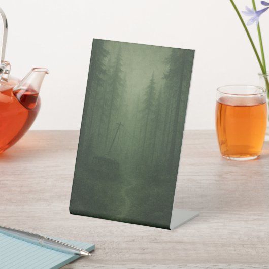 Dark Forest banner 台座サイン (インサイチュ)