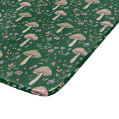 Dark Forest Emerald Fungi Luxury Jewel Tone Gift カッティングボード (角)