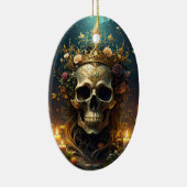 Dark Forest Skull Ornament セラミックオーナメント (右)