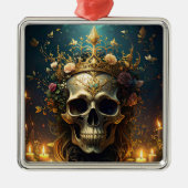Dark Forest Skull Ornament メタルオーナメント (正面)