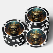 Dark Forest Skull Poker Chip ポーカーチップ (積み重ね)