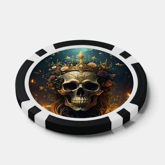 Dark Forest Skull Poker Chip ポーカーチップ (シングル)