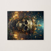 Dark Forest Skull Puzzle ジグソーパズル (横)