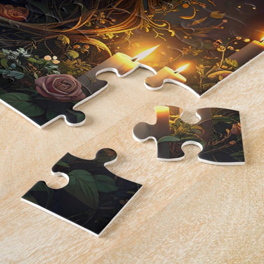 Dark Forest Skull Puzzle ジグソーパズル (側面)