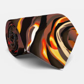 Dark Garden Autumn Glow Flowers Fall  Neck Tie ネクタイ (ロール)