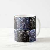 Dark Geometric Mug" コーヒーマグカップ (正面右)