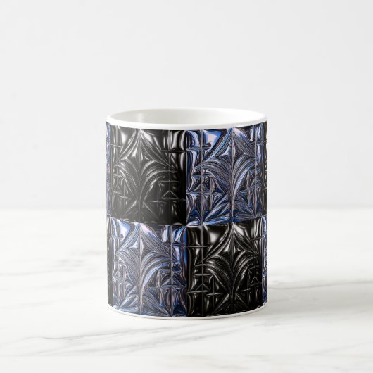 Dark Geometric Mug" コーヒーマグカップ (中央)