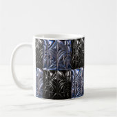 Dark Geometric Mug" コーヒーマグカップ (左)