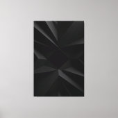 Dark Geometry Minimalist Abstract キャンバスプリント (正面)