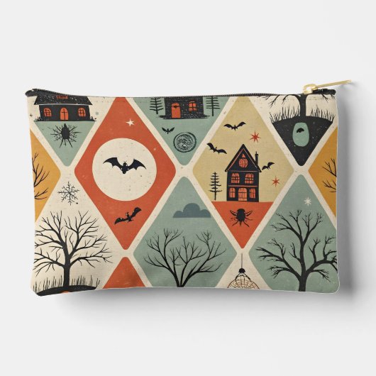 Dark ghost pattern アクセサリーポーチ (裏面)