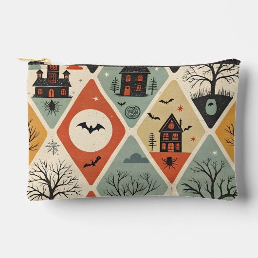 Dark ghost pattern アクセサリーポーチ (正面)