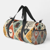 Dark ghost pattern ダッフルバッグ (右コーナー)