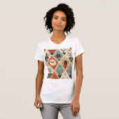 Dark ghost pattern tシャツ (正面フル)