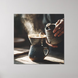 Dark Glaze Pour Over Ritual キャンバスプリント