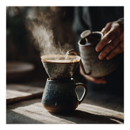 Dark Glaze Pour Over Ritual ポスター