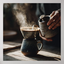 Dark Glaze Pour Over Ritual ポスター