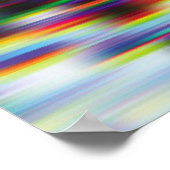 Dark glitch background, illustration. Black, blue, ポスター (角)