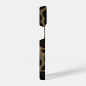 Dark Glossy Marble Aesthetic iPhoneケース (右側面)