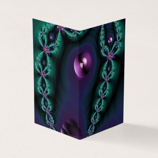 dark glowing fractal image 名刺 (外部)