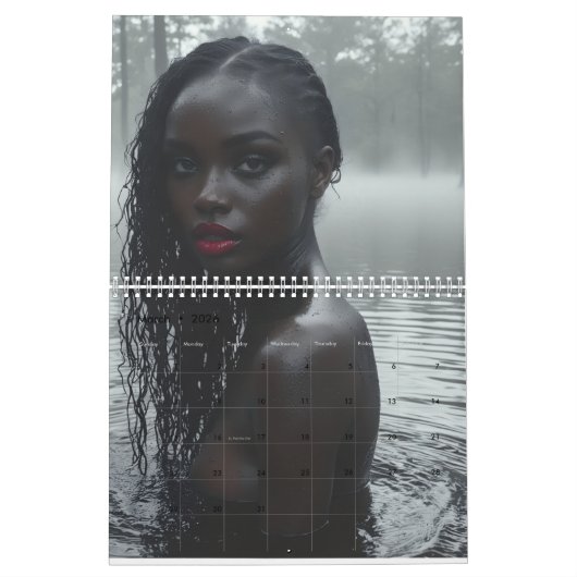 Dark Goddess Halloween Collection Calendar カレンダー (3月 2026)