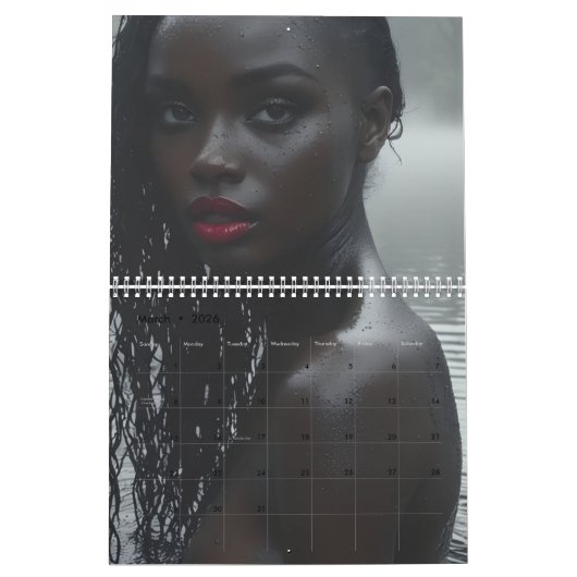 Dark Goddess Halloween Collection Calendar カレンダー (3月 2026)