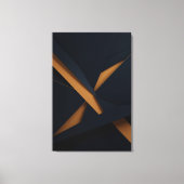 Dark Gold Luxury キャンバスプリント (正面)