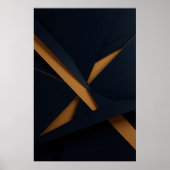 Dark Gold Luxury ポスター (正面)