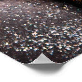 Dark Golden Beauty Body Paint Glamorous Art ポスター (角)